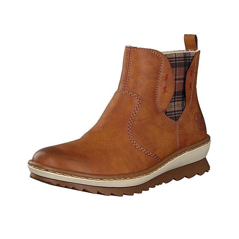 Botas Chelsea Rieker Z8698-24 Para Mulher - Marrom